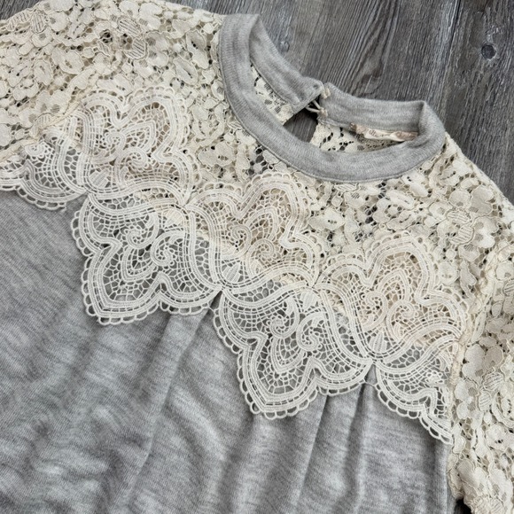Altar'd State Women's Medium Long‎ Sleeve Lace Top - Picture 1 of 5